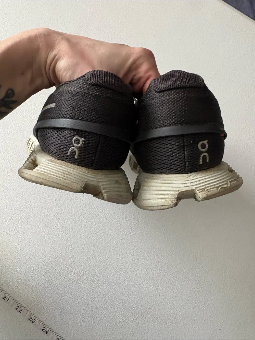 On Running Running Cloud Mens Sneakers in Black